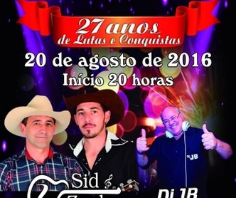 Sindicato comemora 27 anos  com festa para os associados